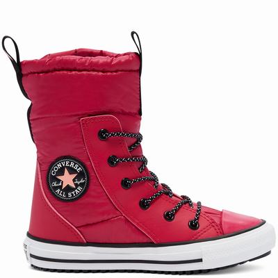 Gyerek Converse Water Repellent Chuck Taylor All Star MC Boot Bakancs CO9628157 Rózsaszín/Fehér